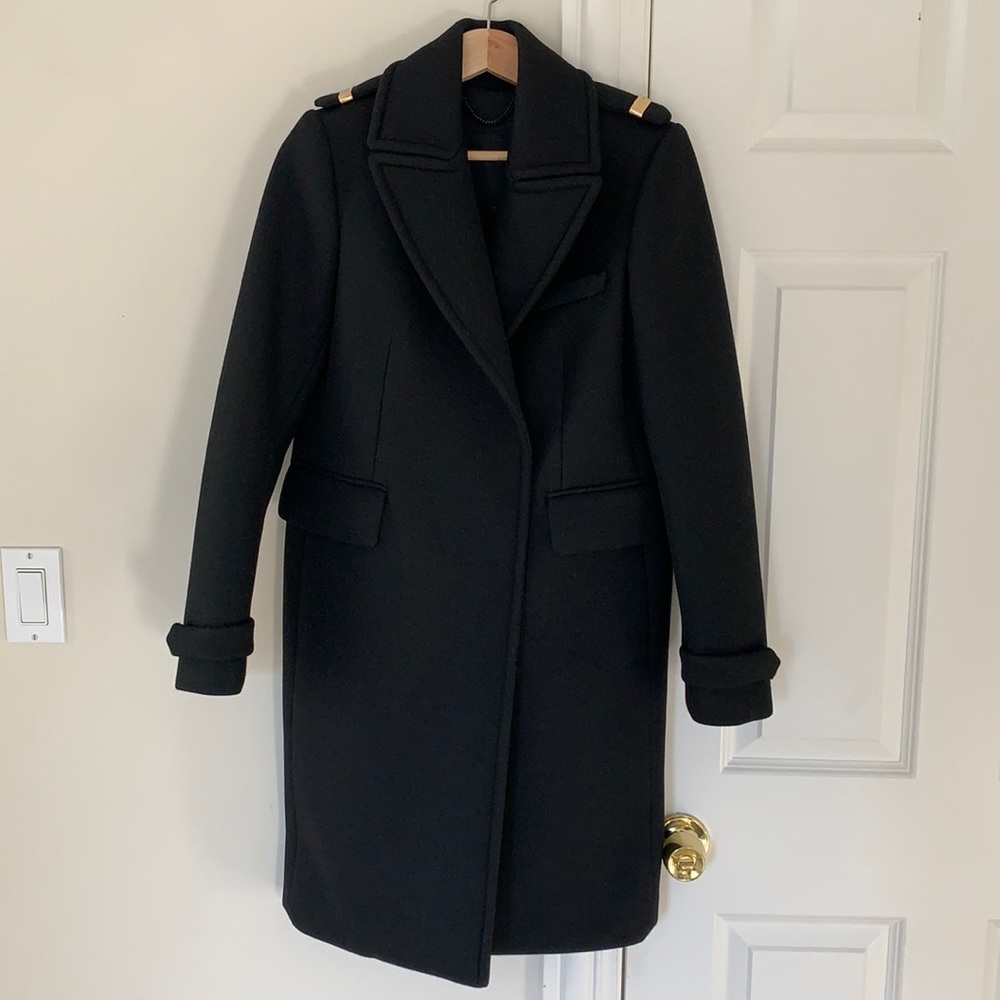Burberry Prosum black coat size 40, fits like Small